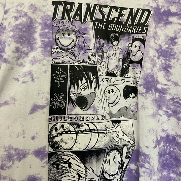 Smiley World Anime T-Shirt - Picture 2 of 6